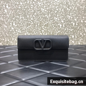 VALENTINO grain calfskin leather bag 0681 black