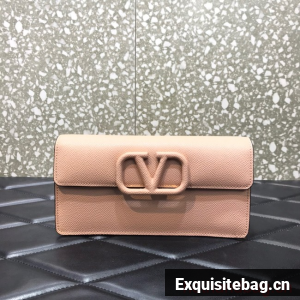 VALENTINO grain calfskin leather bag 0681 pink