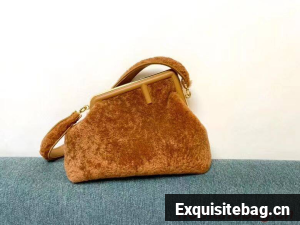 FENDI FIRST MEDIUM sheepskin bag 8BP127AH Caramel