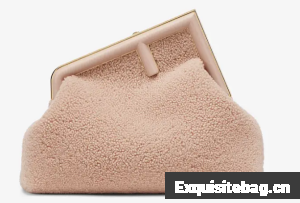 FENDI FIRST MEDIUM sheepskin bag 8BP127AH pink