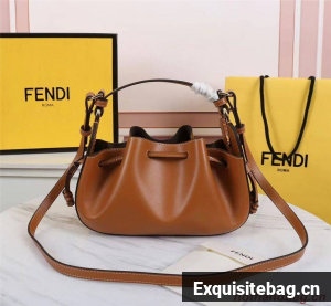 FENDI TOUCH leather bag 8BS059 Caramel
