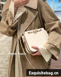 FENDI TOUCH leather bag 8BT349AH white