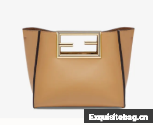 FENDI WAY small leather bag 5FB6846 Beige