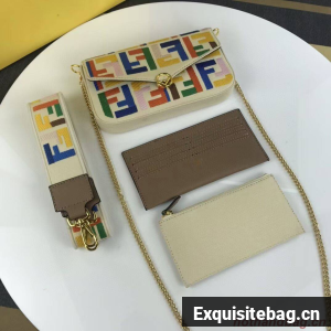 FENDI fabric bag F1230 Beige