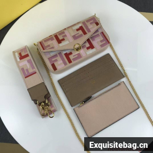 FENDI fabric bag F1230 pink