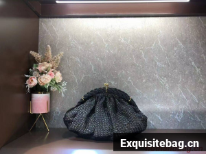 FENDI raffia bag F7641 black