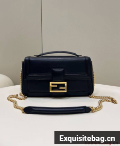 Fendi Baguette Sheepskin bag 8BR6551 black