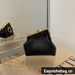 Fendi Original Leather Mini Clutch Bag 56831 black