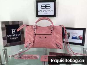Balenciaga Cowhide Handbag 084697 Light pink Balenciaga Cowhide Handbag 084697 Light pink