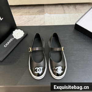 Chanel Mary Janes Kidskin 55729-4