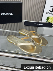 Chanel Sandal Shoes C63012 Gold