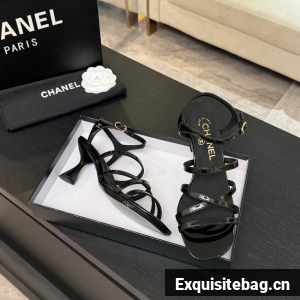 Chanel Sandals Patent Calfskin G46902-5