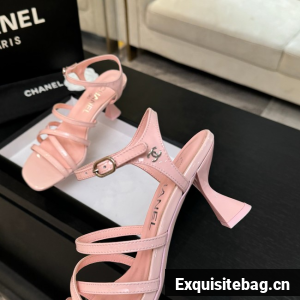 Chanel Sandals Patent Calfskin G46902-6