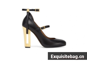 Fendi Delfina Dove gray leather high-heeled court shoes 93658-2