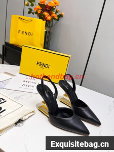 Fendi First leather high-heeled slingbacks 93254-5