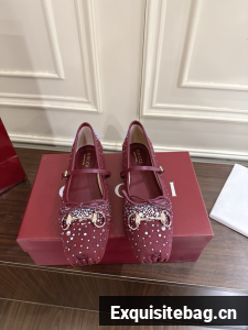 GUCCI Womens Vittoria ballerina 21068-3