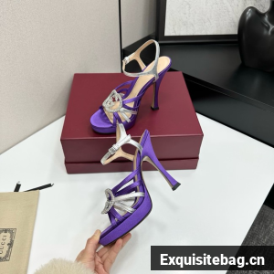 GUCCI Womens pump with crystal Interlocking G 21045-1