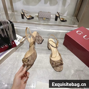 Gucci WOMENS HORSEBIT SANDAL 44938-7