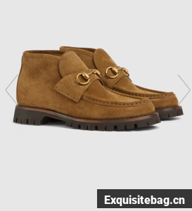 Gucci Womens Horsebit ankle boot 45020-6