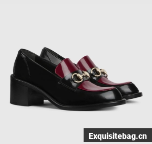 Gucci Womens heeled loafer with Horsebit 45109-3