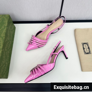 Gucci WOMENS HORSEBIT MID-HEEL SLIDE SANDAL 6CM 11292-2