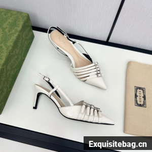 Gucci WOMENS HORSEBIT MID-HEEL SLIDE SANDAL 6CM 11292-3