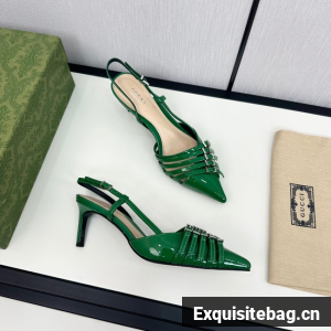 Gucci WOMENS HORSEBIT MID-HEEL SLIDE SANDAL 6CM 11292-4