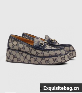 Gucci WOMENS HORSEBIT WEDGE LOAFER 55199-2