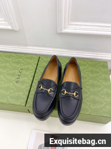 Gucci WOMENS HORSEBIT WEDGE LOAFER 55200