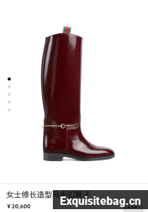 Gucci WOMENS SLIM HORSEBIT BOOT 55752-2