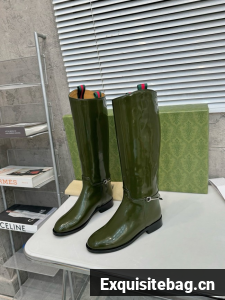 Gucci WOMENS SLIM HORSEBIT BOOT 55752-3