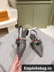 Louis Vuitton LV Vibe Slingback Flat Ballerina 1AHNAN-2
